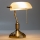 Brilagi - Lampa stołowa BANK OFFICE 1xE27/60W/230V mosiądz/biała