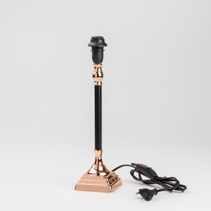 BRILAGI - Lampa stołowa CERIA 1xE14/40W/230V śr. 20,5 cm czarna/miedziana/biała