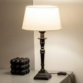 Brilagi - Lampa stołowa CERIA 1xE27/60W/230V śr. 25 cm czarna/biała