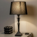 Brilagi - Lampa stołowa CERIA 1xE27/60W/230V śr. 30 cm brązowa/czarna