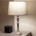BRILAGI - Lampa stołowa CERIA 1xE27/60W/230V Ø 30 cm srebrna/szara