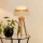 Brilagi - Lampa stołowa DENVER LUNETA 1xE27/15W/230V beżowe/brązowe/kremowy