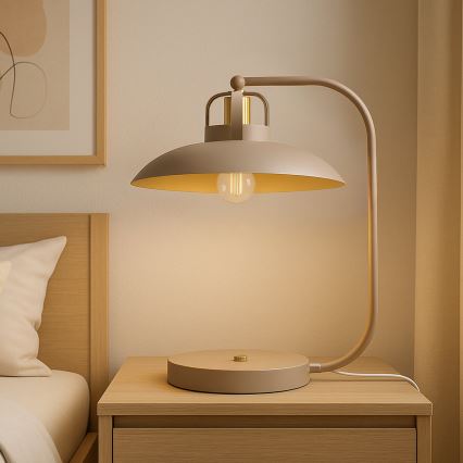 Brilagi - Lampa stołowa FLAMENGO 1xE27/60W/230V beżowy
