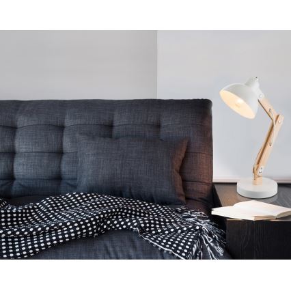 Brilagi - Lampa stołowa FOCUS 1xE27/40W/230V biała