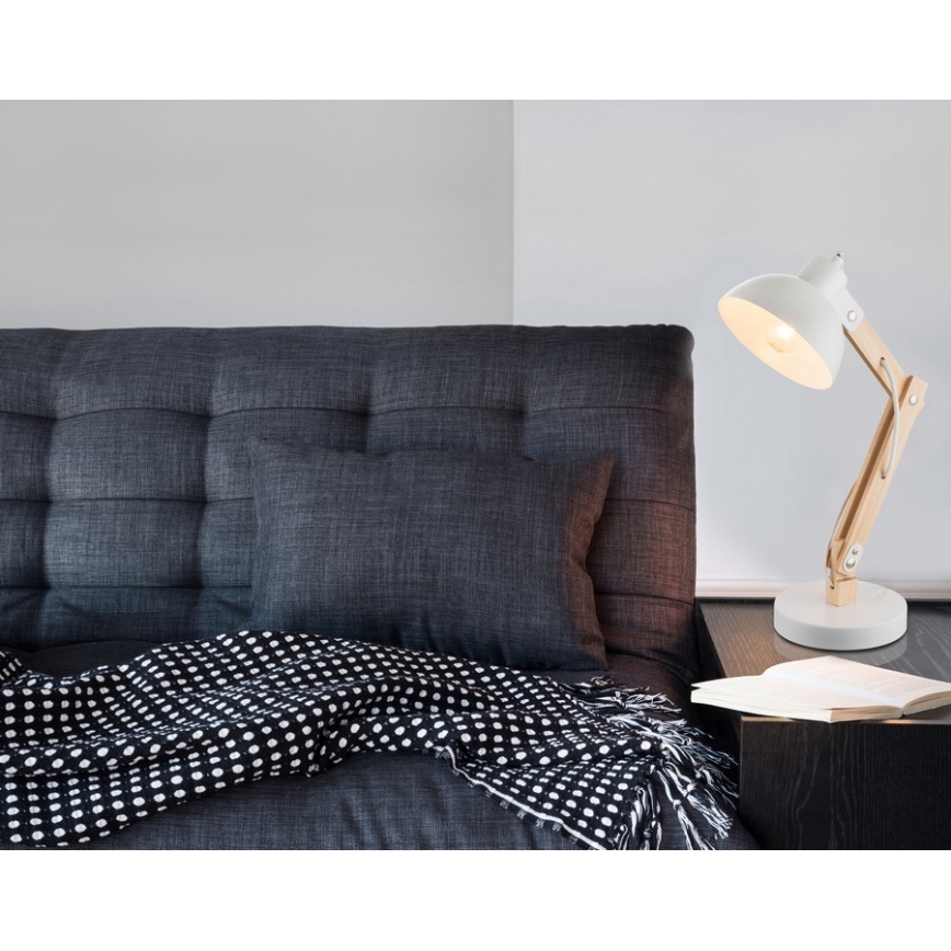 Brilagi - Lampa stołowa FOCUS 1xE27/40W/230V biała