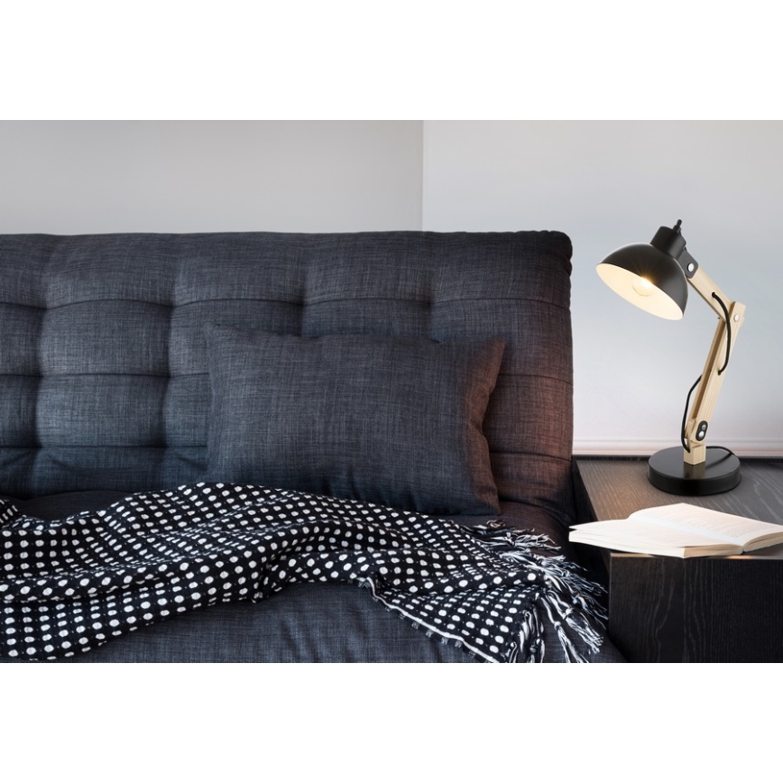 Brilagi - Lampa stołowa FOCUS 1xE27/40W/230V czarna