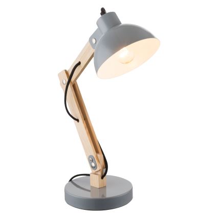 Brilagi - Lampa stołowa FOCUS 1xE27/40W/230V szara