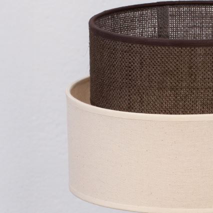 Brilagi - Lampa stołowa LED BOHO STYLE 1xE27/15W/230V kremowa/brązowa