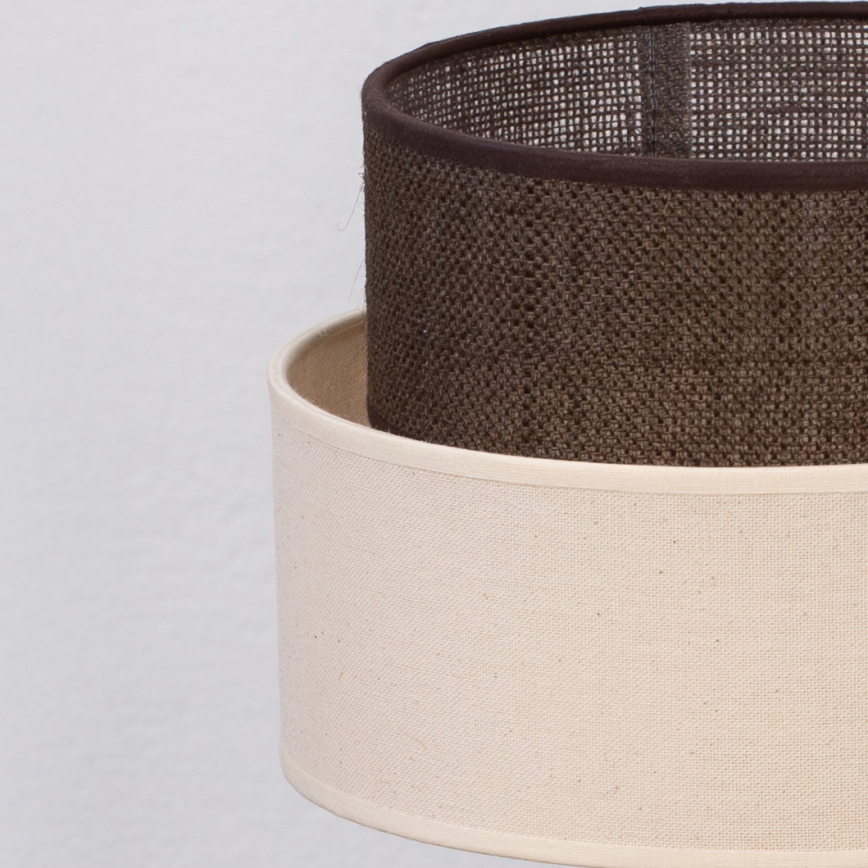 Brilagi - Lampa stołowa LED BOHO STYLE 1xE27/15W/230V kremowa/brązowa