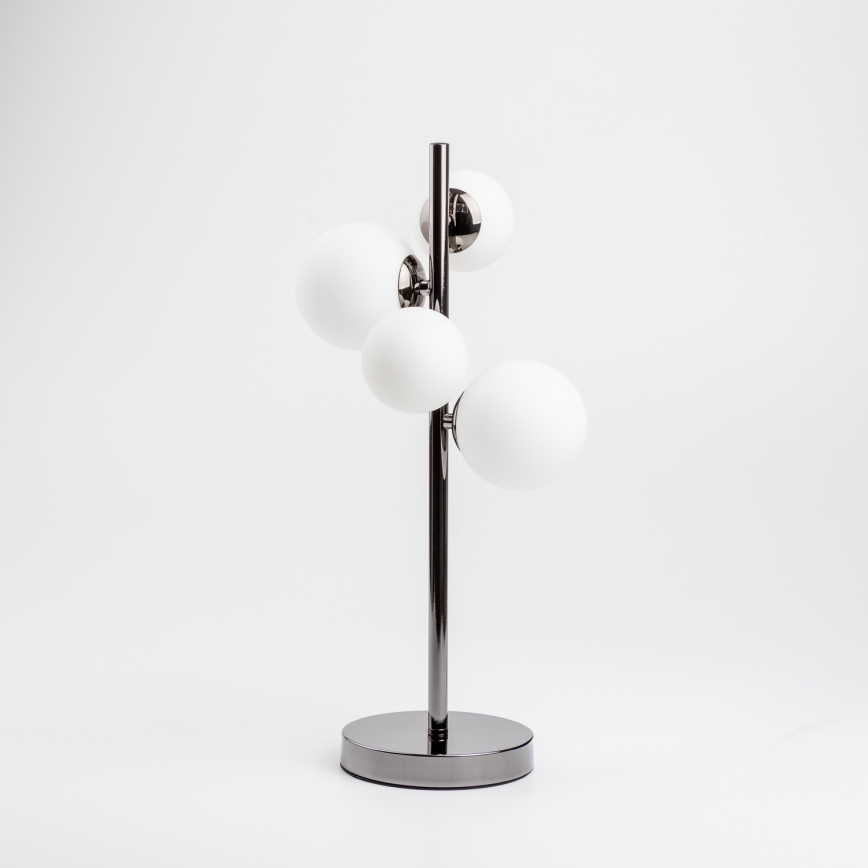 Brilagi - Lampa stołowa LED MILLA 4xG9/3W/230V czarny chrom/biały