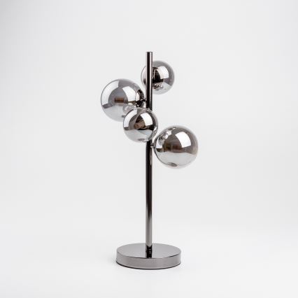 Brilagi - Lampa stołowa LED MILLA 4xG9/3W/230V czarny chrom/przydymione