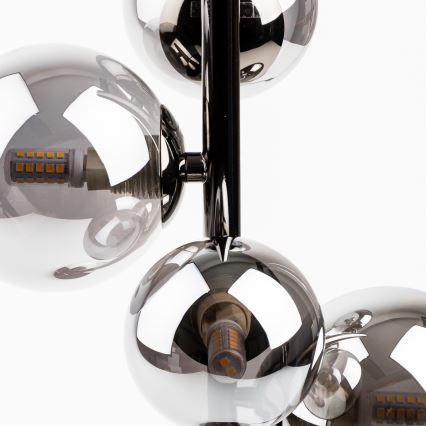 Brilagi - Lampa stołowa LED MILLA 4xG9/3W/230V czarny chrom/przydymione