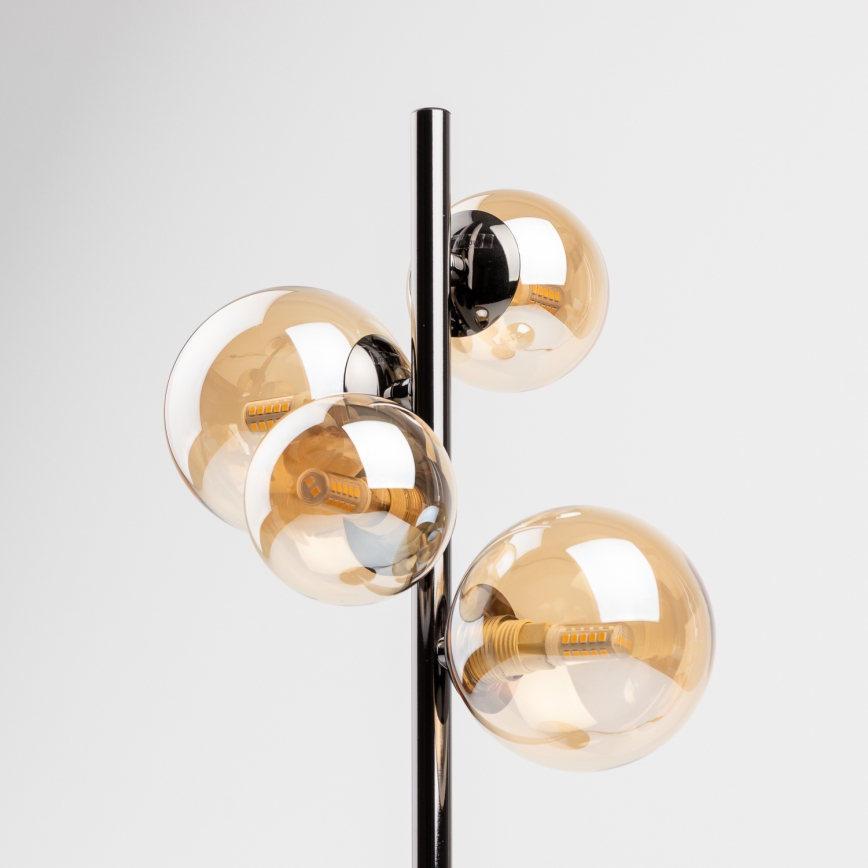 Brilagi - Lampa stołowa LED MILLA 4xG9/3W/230V czarny chrom/złoty