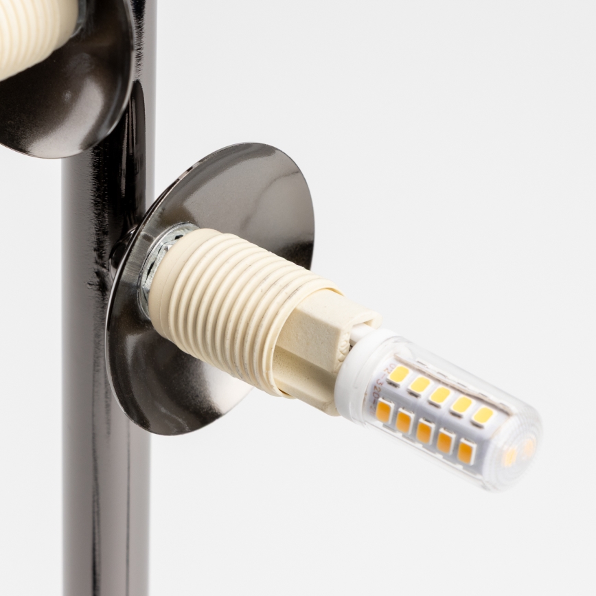 Brilagi - Lampa stołowa LED MILLA 4xG9/3W/230V czarny chrom/złoty