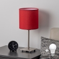 Brilagi - Lampa stołowa LED NUBILA 1xE27/60W/230V czerwona