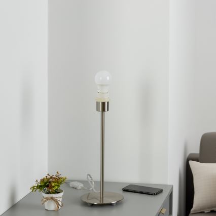 Brilagi - Lampa stołowa LED NUBILA 1xE27/60W/230V szara