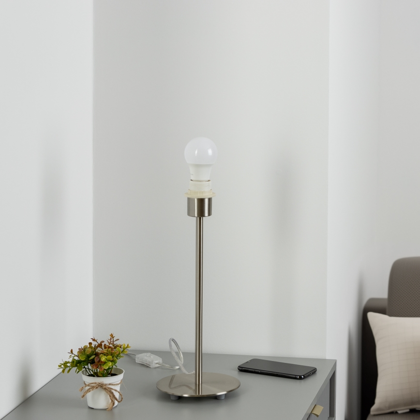 Brilagi - Lampa stołowa LED NUBILA 1xE27/60W/230V szara