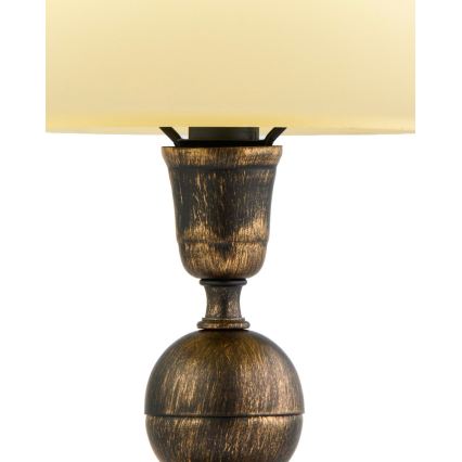 Brilagi - Lampa stołowa MOLLERO 1xE14/11W/230V brąz/patyna