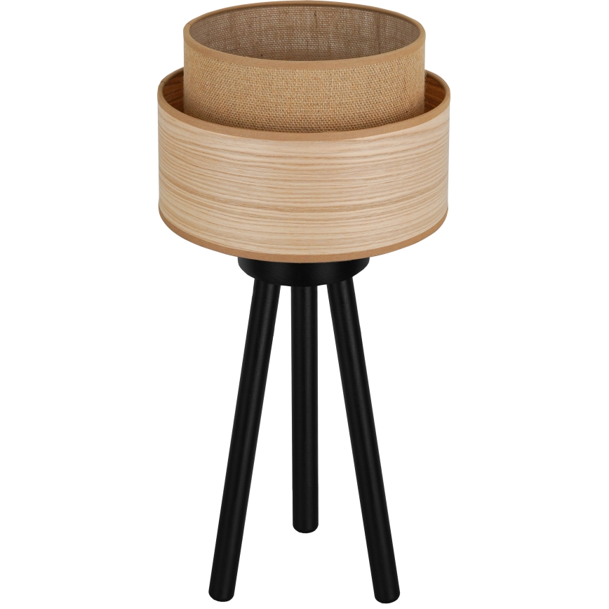 Brilagi - Lampa stołowa MONTANA BOHO 1xE27/15W/230V brązowe/czarne
