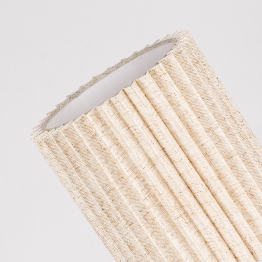 Brilagi - Lampa stołowa NORDIC WAVE 1xE27/15W/230V lniana/czarna