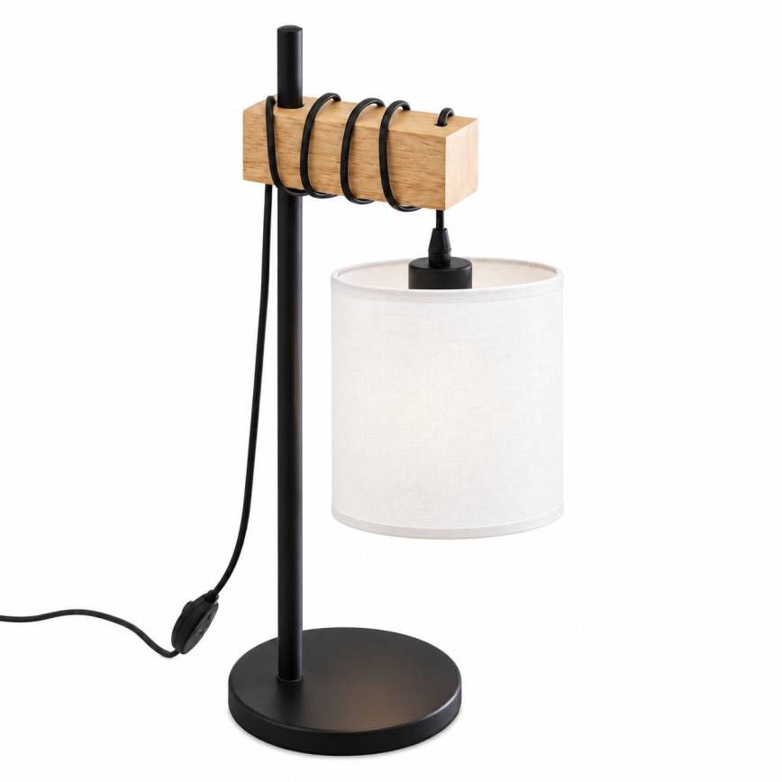 BRILAGI - Lampa stołowa NUBILA 1xE27/40W/230V brązowa/czarna/biała