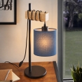BRILAGI - Lampa stołowa NUBILA 1xE27/40W/230V brązowa/czarna/ciemnoniebieska