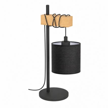 BRILAGI - Lampa stołowa NUBILA 1xE27/40W/230V brązowa/czarna