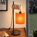 BRILAGI - Lampa stołowa NUBILA 1xE27/40W/230V brązowa/czarna/pomarańczowa
