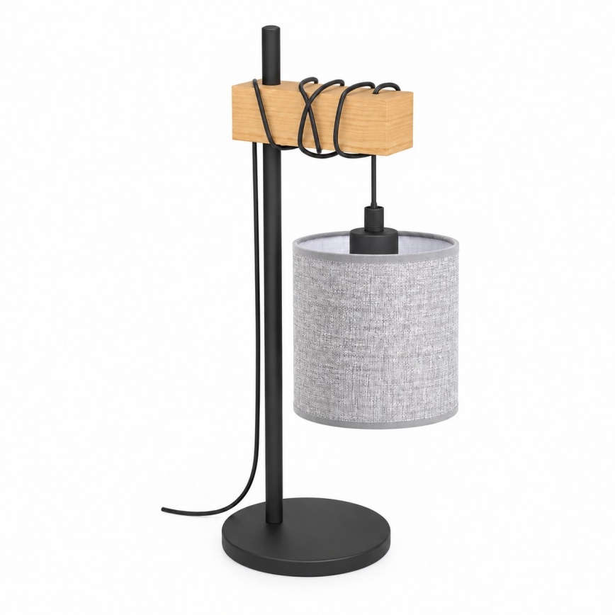 BRILAGI - Lampa stołowa NUBILA 1xE27/40W/230V brązowa/czarna/szara