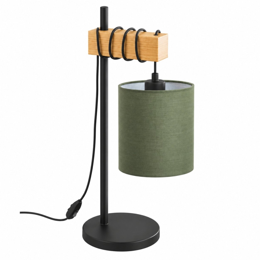 BRILAGI - Lampa stołowa NUBILA 1xE27/40W/230V brązowa/czarna/zielona
