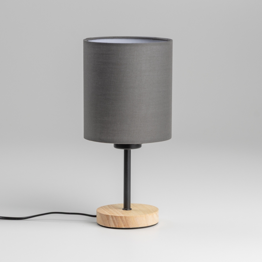 Brilagi - Lampa stołowa NUBILA WOOD 1xE27/25W/230V dąb/antracyt