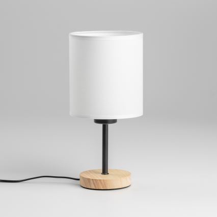 Brilagi - Lampa stołowa NUBILA WOOD 1xE27/25W/230V dąb/biały
