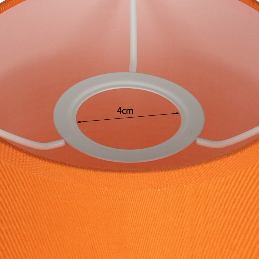 Brilagi - Lampa stołowa NUBILA WOOD 1xE27/25W/230V dąb/czarny/pomarańczowy