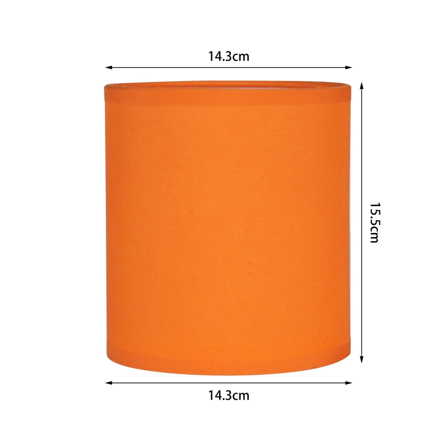 Brilagi - Lampa stołowa NUBILA WOOD 1xE27/25W/230V dąb/czarny/pomarańczowy