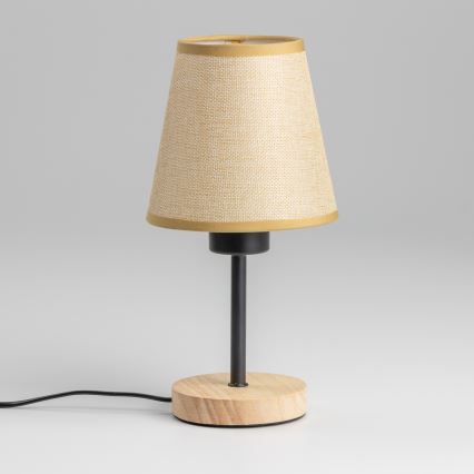 Brilagi - Lampa stołowa NUBILA WOOD 1xE27/25W/230V dąb/jasnobrązowy