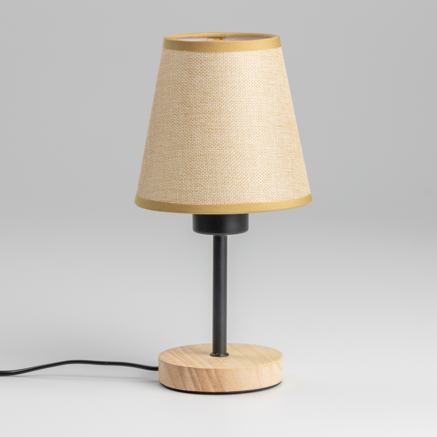 Brilagi - Lampa stołowa NUBILA WOOD 1xE27/25W/230V dąb/jasnobrązowy