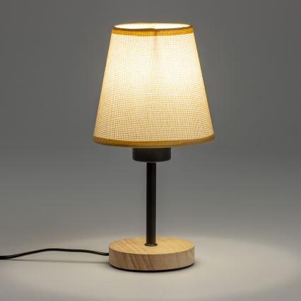 Brilagi - Lampa stołowa NUBILA WOOD 1xE27/25W/230V dąb/jasnobrązowy