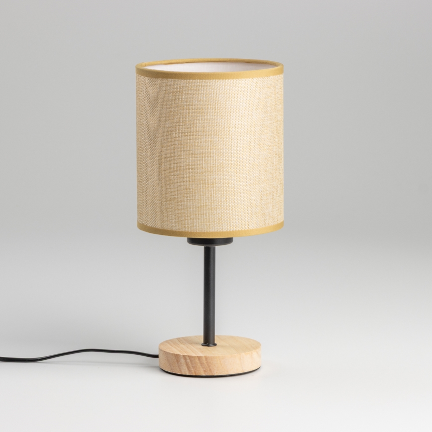 Brilagi - Lampa stołowa NUBILA WOOD 1xE27/25W/230V dąb/jasnobrązowy