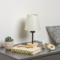 Brilagi - Lampa stołowa NUBILA WOOD 1xE27/25W/230V dąb/kremowy