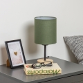 Brilagi - Lampa stołowa NUBILA WOOD 1xE27/25W/230V dąb/zielony