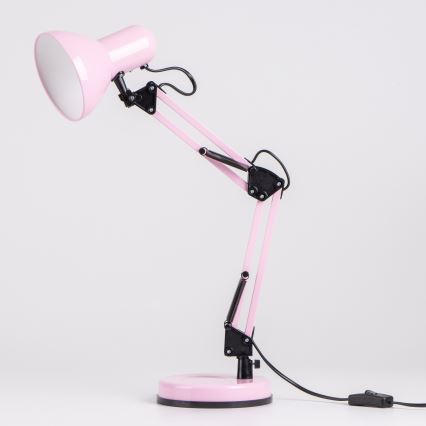 Brilagi - Lampa stołowa ROMERO 1xE27/60W/230V różowa