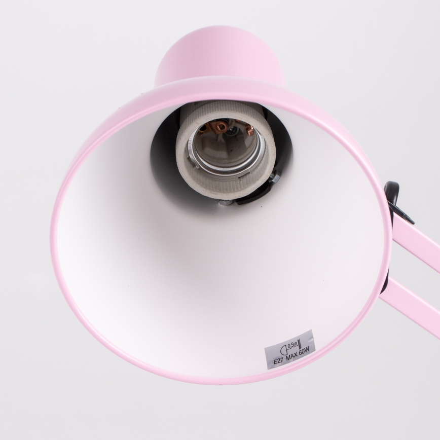 Brilagi - Lampa stołowa ROMERO 1xE27/60W/230V różowa