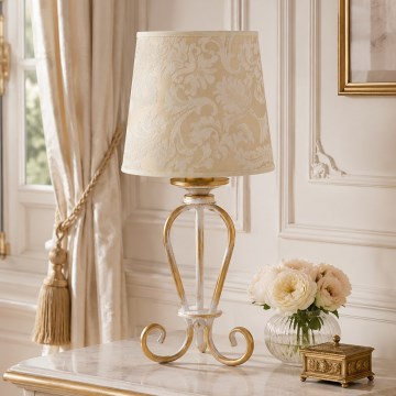 Brilagi - Lampa stołowa SONIA 1xE27/15W/230V kremowa/patyna
