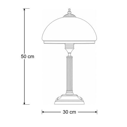 Brilagi - Lampa stołowa TAURUS 2xE14/11W/230V brąz