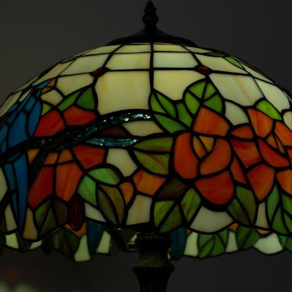 Brilagi - Lampa stołowa Tiffany witrażowa JUNGLE 2xE27/60W/230V