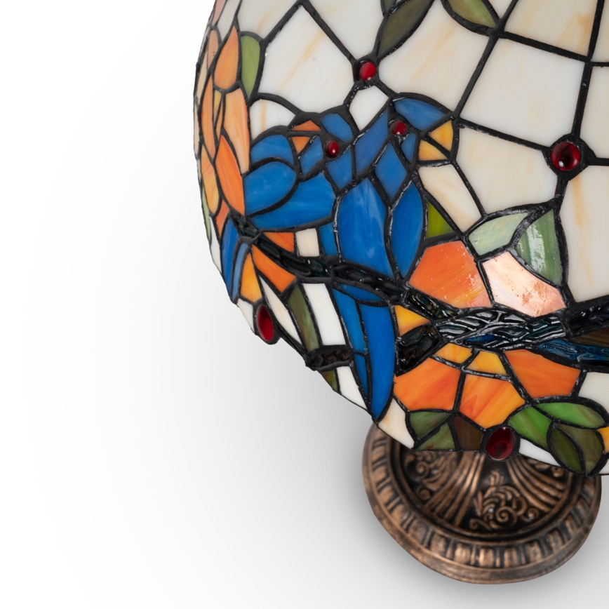 Brilagi - Lampa stołowa Tiffany witrażowa JUNGLE 2xE27/60W/230V