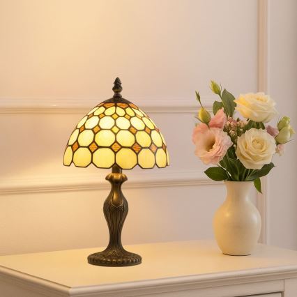 Brilagi - Lampa stołowa witrażowa Tiffany DORAN 1xE14/40W/230V