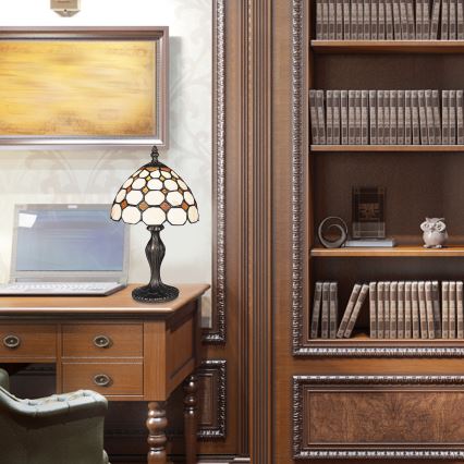 Brilagi - Lampa stołowa witrażowa Tiffany DORAN 1xE14/40W/230V