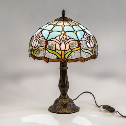 Brilagi - lampa stołowa witrażowa Tiffany LORAS 1xE27/40W/230V