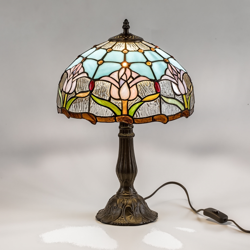Brilagi - lampa stołowa witrażowa Tiffany LORAS 1xE27/40W/230V